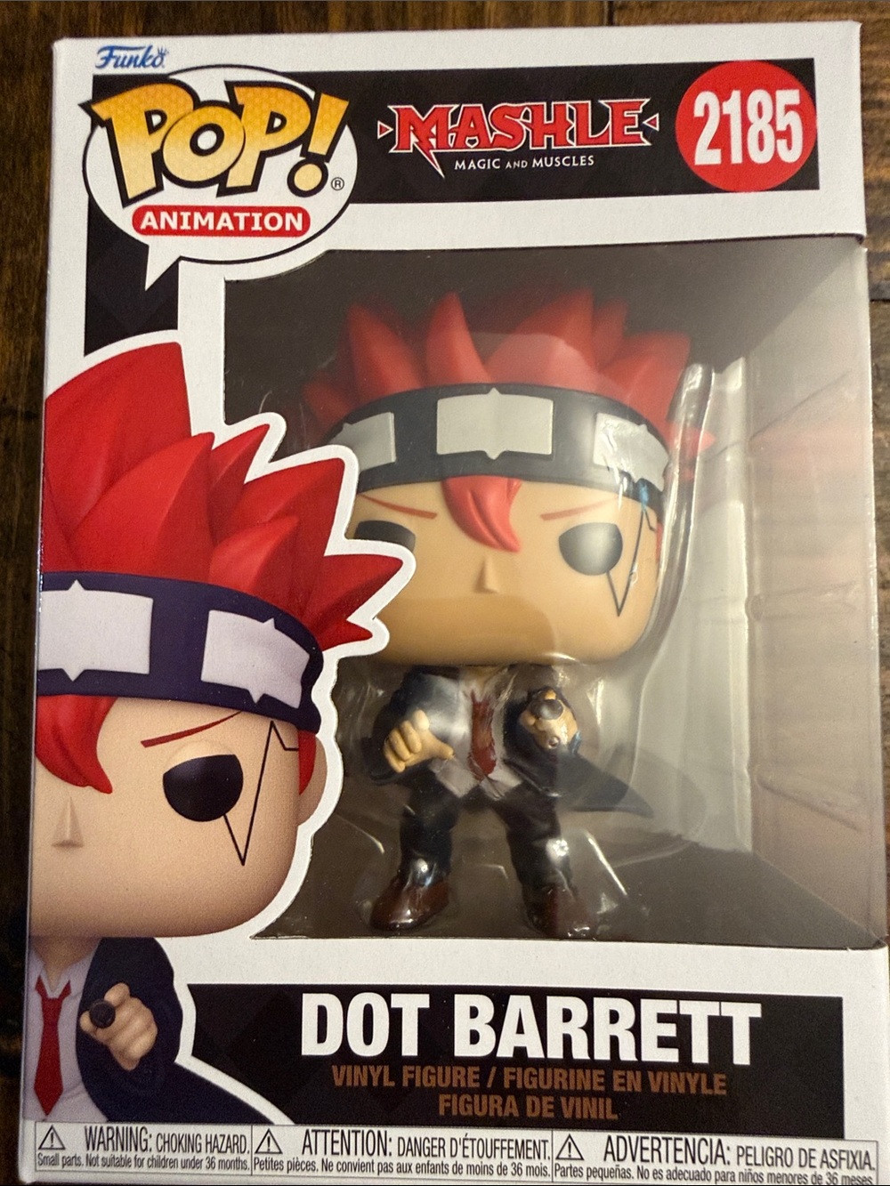 Funko Pop! Mashle “Dot Barrett” Vinyl Figure from the Anime/Manga Series (#2185)